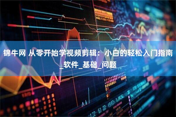 锦牛网 从零开始学视频剪辑：小白的轻松入门指南_软件_基础_问题