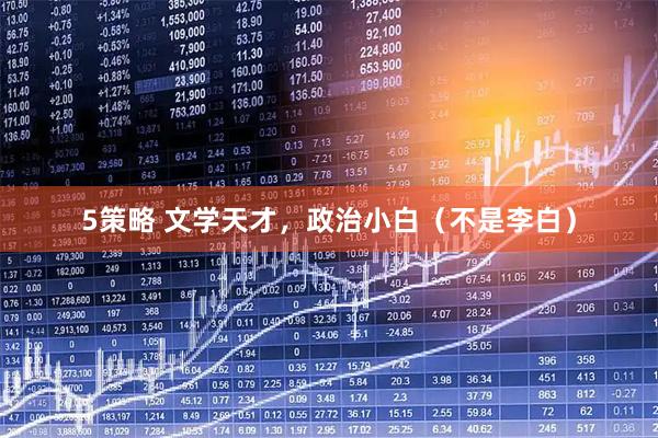 5策略 文学天才，政治小白（不是李白）